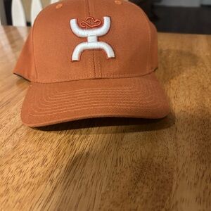 Hooey Orange Cap with White Logo